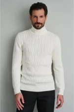 Navy&Green Πουλόβερ Ζιβάγκο - Off White