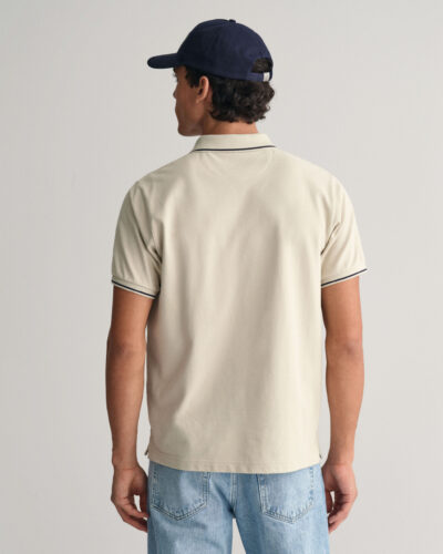 GANT Μπλούζα Polo "Tipped Piqué" - Silky Beige