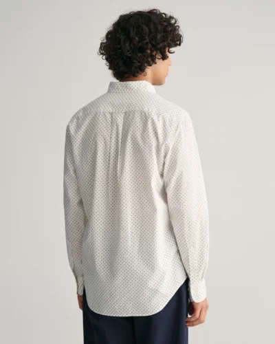 Gant Πουκάμισο “Micro Print Shirt” – Eggshell