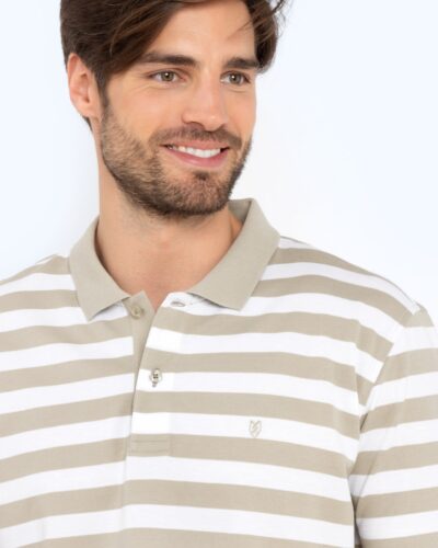 The Bostonians Μπλούζα Polo Acorn - Dark Beige