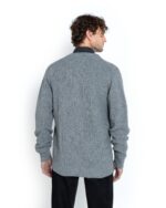 ΠΛΕΚΤΗ ΜΑΛΛΙΝΗ ΖΑΚΕΤΑ REGULAR FIT-GREY
