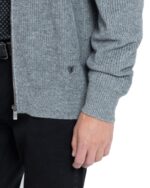 ΠΛΕΚΤΗ ΜΑΛΛΙΝΗ ΖΑΚΕΤΑ REGULAR FIT-GREY