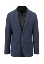 Μοντέρνο τουίντ μπλέιζερ φτιαγμένο από στιβαρό μείγμα μαλλί