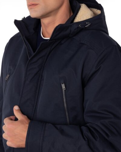 MΠΟΥΦΑΝ PARKA REGULAR FIT-ΜΠΛΕ