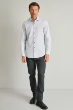 ΠΑΝΤΕΛΟΝΙ ΑΠΙΕΤΟ MODERN FIT-ΓΚΡΙ ΚΑΡΩ ΣΚΟΥΡΟ