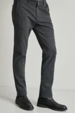 ΠΑΝΤΕΛΟΝΙ ΑΠΙΕΤΟ MODERN FIT-ΓΚΡΙ ΚΑΡΩ ΣΚΟΥΡΟ