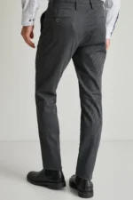 ΠΑΝΤΕΛΟΝΙ ΑΠΙΕΤΟ MODERN FIT-ΓΚΡΙ ΚΑΡΩ ΣΚΟΥΡΟ