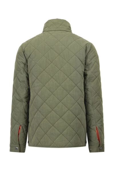 Fynch Hatton Μπουφάν Puffer Dark Khaki-πρασινο