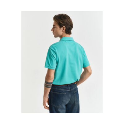 Gant Shield Polo Μπλούζα Tropic Blue-οινοπνευματι