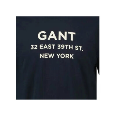 Gant T-shirt Μαύρο