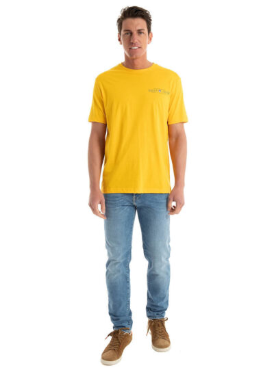 Gant Printed T-shirt Yellow-κιτρινο