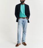 GANT Aνδρικό T-shirt ” Reg Shield-τιρκουαζ