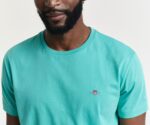 GANT Aνδρικό T-shirt ” Reg Shield-τιρκουαζ