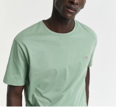 GANT Aνδρικό T-shirt ” Reg Shield-φυστικι