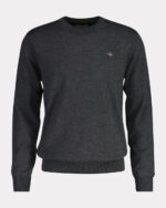 Πουλόβερ Μακρυμάνικο Dark Grey Melange-GANT