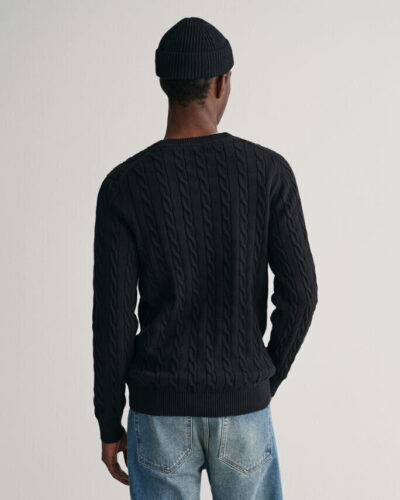 Πουλόβερ Μακρυμάνικο Μαύρο