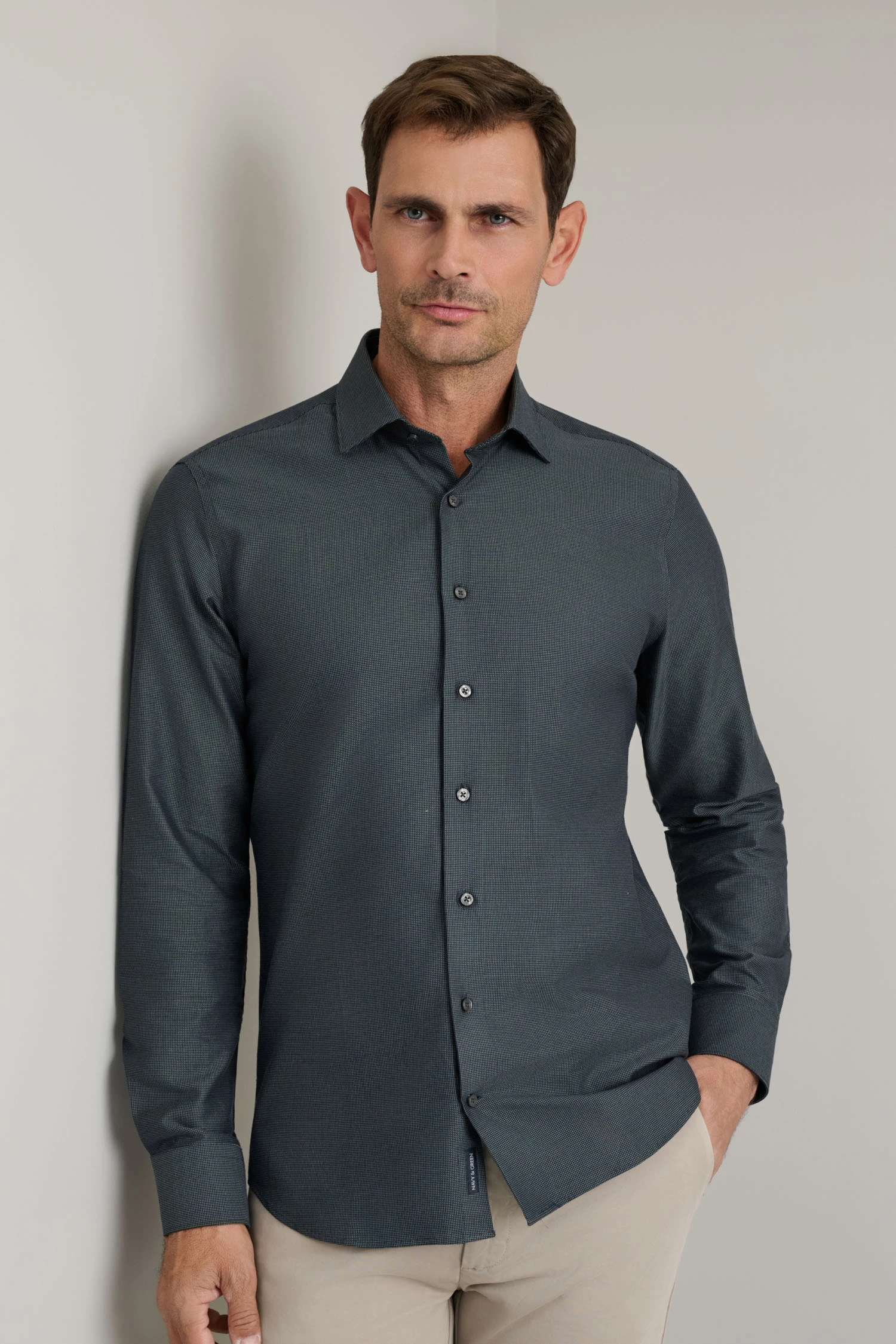 ΠΟΥΚΑΜΙΣΟ COMFORT FIT-ΓΚΡΙ ΠΟΥΚΑΜΙΣΟ COMFORT FIT-ΓΚΡΙ