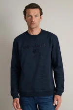 ΜΠΛΟΥΖΑ ΦΟΥΤΕΡ ΛΑΙΜΟΚΟΨΗ M/M-ΜΠΛΕ