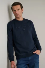 ΜΠΛΟΥΖΑ ΦΟΥΤΕΡ ΛΑΙΜΟΚΟΨΗ M/M-ΜΠΛΕ