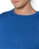 ΠΛΕΚΤΟ ΛΑΙΜΟΚΟΨΗ REGULAR FIT-ΜΠΛΕ ΡΟΥΑ