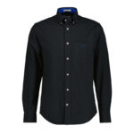 Gant  Μακρυμάνικo Βαμβακερό Πουκάμισο-μαυρο