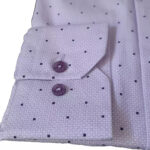 Guy LarocheΜακρυμάνικo Βαμβακερό Πουκάμισο σε Κανονική Γραμμή Λιλά