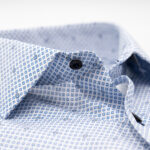 Guy LarocheΜακρυμάνικo Βαμβακερό Πουκάμισο σε Κανονική Γραμμή Μπλε