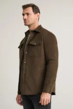 ΠΟΥΚΑΜΙΣΟ OVERSHIRT-ΚΑΦΕ