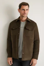 ΠΟΥΚΑΜΙΣΟ OVERSHIRT-ΚΑΦΕ