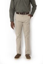 ΠΑΝΤΕΛΟΝΙ CHINOS ΚΑΠΑΡΤΙΝΑ REGULAR FIT-ΣΚΟΥΡΟ ΜΠΕΖ