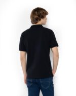 ΜΠΛΟΥΖΑ POLO PIQUE REGULAR FI-ΜΑΥΡΟ