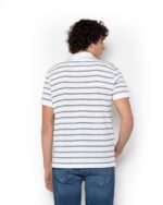 ΜΠΛΟΥΖΑ ACORN POLO PIQUE REGULAR FIT-ΑΣΠΡΟ-ΜΠΛΕ