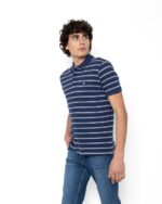 ΜΠΛΟΥΖΑ ACORN POLO PIQUE REGULAR FIT-ΜΠΛΕ-ΡΙΓΕ