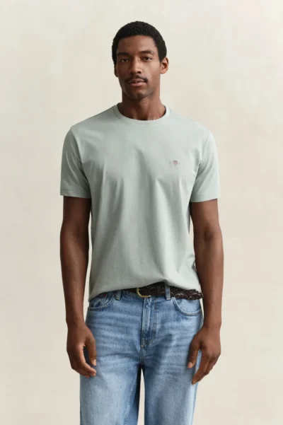 Gant Shield T-shirt ceramic Gray