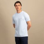 T-shirt Μπλούζα Πικέ Κανονική Γραμμή-γαλαζιο