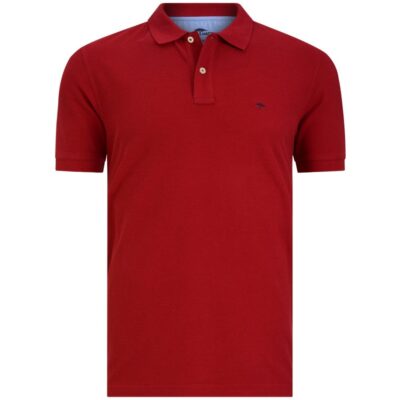 Polo Μπλούζα Πικέ Κανονική Γραμμή-κοκκινο