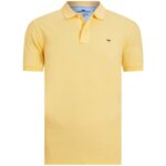 Polo Μπλούζα Πικέ Κανονική Γραμμή-κιτρινο