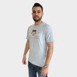 GantArchive Shield T-shirt Fresh Blue-γαλαζιο