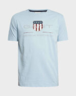 GantArchive Shield T-shirt Fresh Blue-γαλαζιο