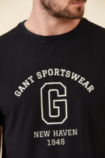 GantT-shirt Μαυρο