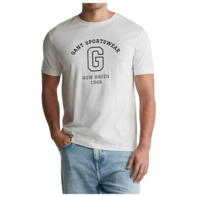 GantΑθλητικό T-shirt offwhite