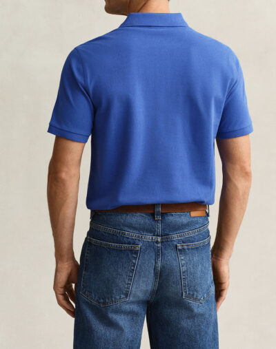 Gant Shield Polo Μπλούζα Κοντομάνικη-Royal Blue