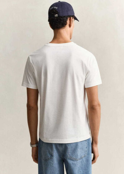 GantT-shirt Λευκό