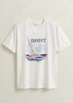 GantT-shirt Λευκό