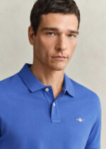 Gant Shield Polo Μπλούζα Κοντομάνικη-Royal Blue