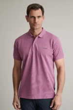 ΜΠΛΟΥΖΑΚΙ ΠΟΛΟ M/ΧΡΩΜΟ, CUSTOM FIT-ΣΑΠΙΟ ΜΗΛΟ