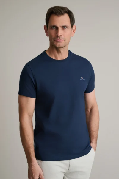 ΜΠΛΟΥΖΑ ΛΑΙΜΟΚΟΨΗ-ΜΠΛΕ ΣΚΟΥΡΟ