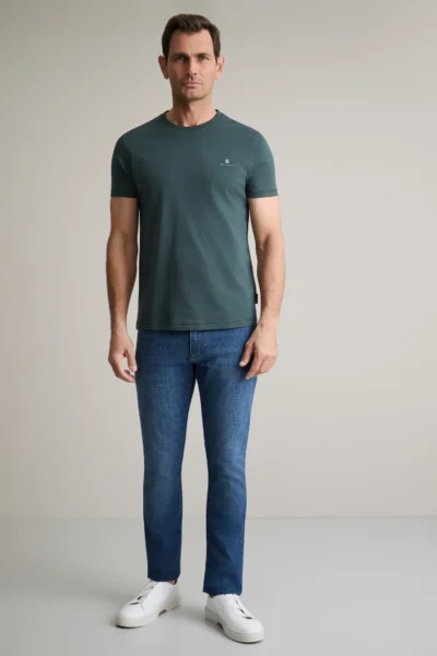 ΜΠΛΟΥΖΑ ΛΑΙΜΟΚΟΨΗ-ΣΚΟΥΡΟ ΠΡΑΣΙΝΟ