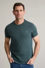 ΜΠΛΟΥΖΑ ΛΑΙΜΟΚΟΨΗ-ΣΚΟΥΡΟ ΠΡΑΣΙΝΟ