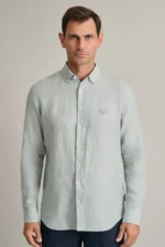 ΠΟΥΚΑΜΙΣΟ COMFORT FIT-ΠΡΑΣΙΝΟ ΑΠΑΛΟ